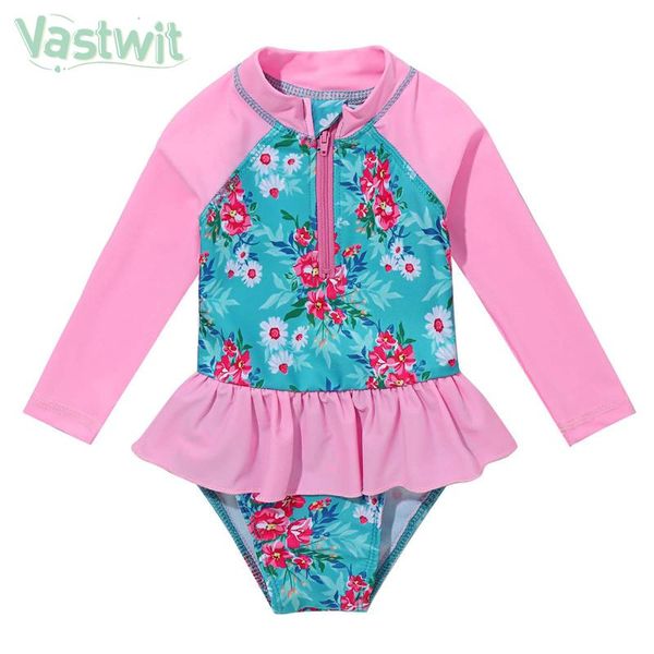 kid girls one-piece swimsuit baby girl bikini suit floral print front zipper long sleeve ruffles swimwear beachwear bathing one-pieces, Black
kid girls one-piece swimsuit baby girl bikini suit floral print front zipper long sleeve ruffles swimwear beachwear bathing one-pieces, Black