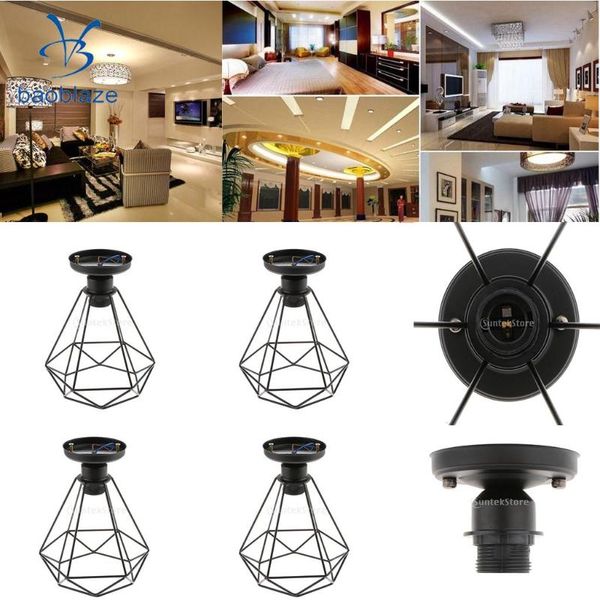 lamp covers & shades 4-set vintage iron diamond pendant ceiling light cage shade holder 110-220v
lamp covers & shades 4-set vintage iron diamond pendant ceiling light cage shade holder 110-220v