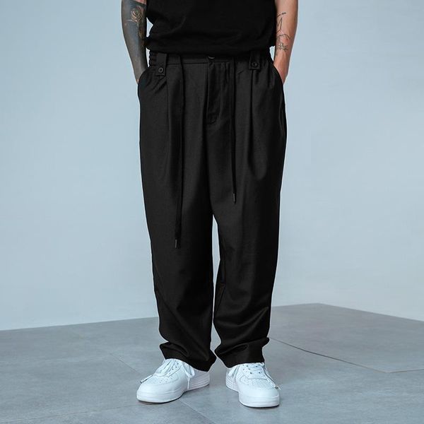 men's pants clothing hair stylist high street skateboard with wide drape fabric plus size costumes 27-46, Black
men's pants clothing hair stylist high street skateboard with wide drape fabric plus size costumes 27-46, Black