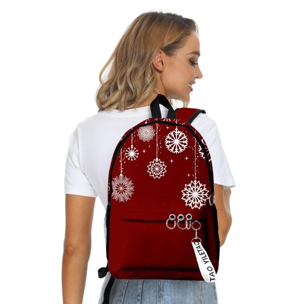 backpack 2021 merry christmas women men casual lapboys girls oxford waterproof deer snowflake cartoon schoolbag
backpack 2021 merry christmas women men casual lapboys girls oxford waterproof deer snowflake cartoon schoolbag