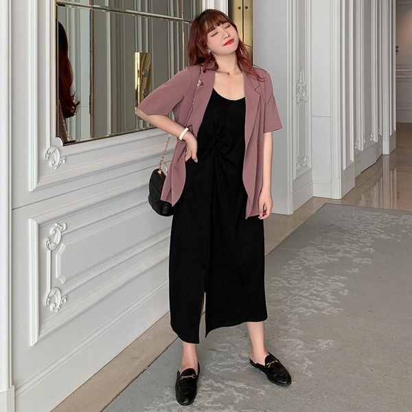 women's jackets summer blouses women solid color office lady suit shirts xl to 4xl large size short sleeve casual ta9640, Black;brown
women's jackets summer blouses women solid color office lady suit shirts xl to 4xl large size short sleeve casual ta9640, Black;brown