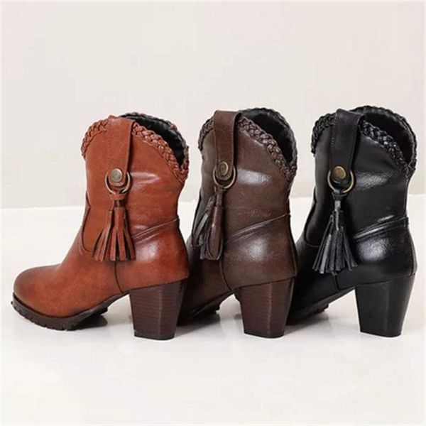 boots european and american style women's shoes autumn winter thick heel cashmere women, Black
boots european and american style women's shoes autumn winter thick heel cashmere women, Black