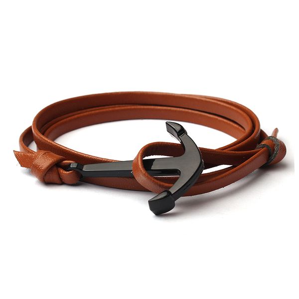 classic anchor-hook bracelets men braid multi-layer rope leather bracelet for men women jewelry gift, Golden;silver
classic anchor-hook bracelets men braid multi-layer rope leather bracelet for men women jewelry gift, Golden;silver