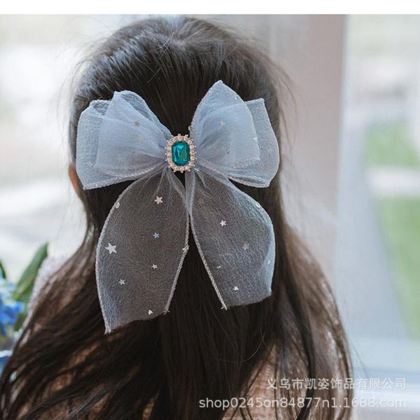 inskorean glitter pearl mesh swallowtail hair bows rhinestones clips crystal diamond bowknot hairpins for girls accessories, Slivery;white
inskorean glitter pearl mesh swallowtail hair bows rhinestones clips crystal diamond bowknot hairpins for girls accessories, Slivery;white