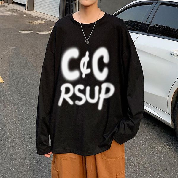 women's sweaters autumn fashion brand ins printed cotton t-shirt boy korean style loose couple's ulzzang base shirt long sleeve un, White;black
women's sweaters autumn fashion brand ins printed cotton t-shirt boy korean style loose couple's ulzzang base shirt long sleeve un, White;black