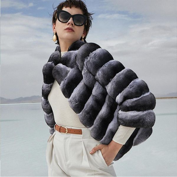 women's fur & faux jacket real rex coat female warm winter outwear 100% natural 2021 style high quality, Black
women's fur & faux jacket real rex coat female warm winter outwear 100% natural 2021 style high quality, Black