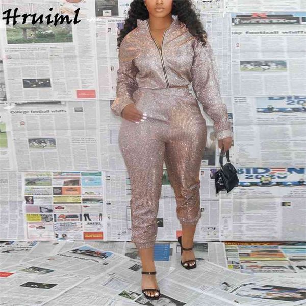two-piece suit tracksuit for women fashion sequin calf-length pants & long sleeve zipper crop set outfit autumn 210513, White
two-piece suit tracksuit for women fashion sequin calf-length pants & long sleeve zipper crop set outfit autumn 210513, White