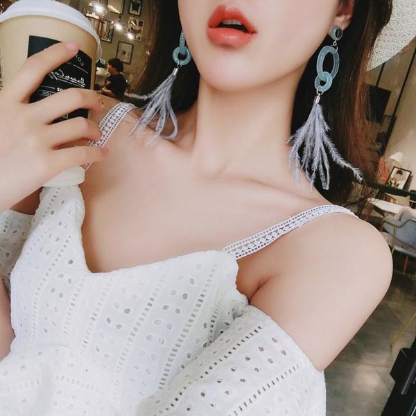 dangle & chandelier 2021 fashion designer personality korean spring acrylic earrings feather, Silver
dangle & chandelier 2021 fashion designer personality korean spring acrylic earrings feather, Silver
