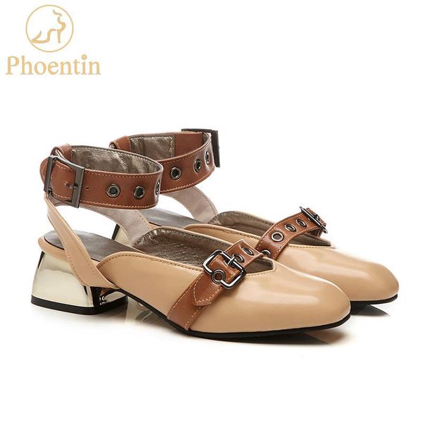 dress shoes phoentin beige womens sandals punk summer 2021 with adjust buckle ankle strap ladies back pu leather ft384, Black
dress shoes phoentin beige womens sandals punk summer 2021 with adjust buckle ankle strap ladies back pu leather ft384, Black