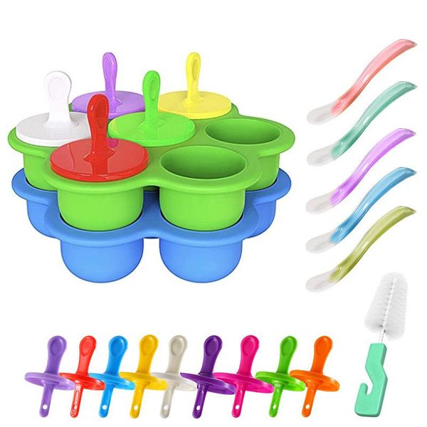 holes ice cream pops silicone mold tray lolly supplement box fruit shake accessories summer baking moulds
holes ice cream pops silicone mold tray lolly supplement box fruit shake accessories summer baking moulds