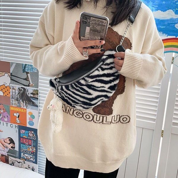 women's korean version of ins tide personality hong kong style leopard print plush pu chain chest bag shoulder messenger waist bags
women's korean version of ins tide personality hong kong style leopard print plush pu chain chest bag shoulder messenger waist bags