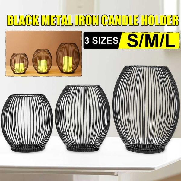 sizes black morden metal hollow out iron candle holder cage articles candlestick hanging lantern home decor holders
sizes black morden metal hollow out iron candle holder cage articles candlestick hanging lantern home decor holders