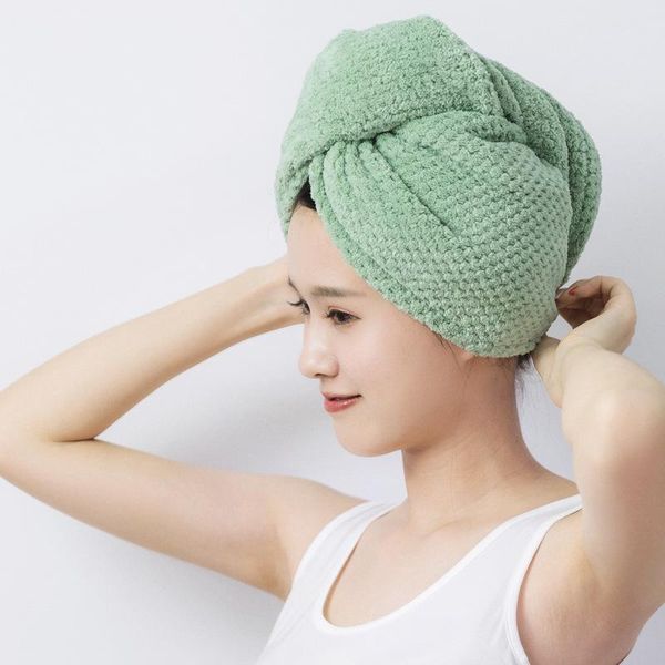 towel pineapple grid dry hair hat women water-absorbing and quick-drying cute coral fleece shower cap kids
towel pineapple grid dry hair hat women water-absorbing and quick-drying cute coral fleece shower cap kids