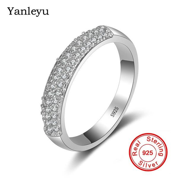 wedding rings yanleyu half band circle cubic zirconia for women pure solid 925 silver engagement ring fine jewelry gift pr151, Slivery;golden
wedding rings yanleyu half band circle cubic zirconia for women pure solid 925 silver engagement ring fine jewelry gift pr151, Slivery;golden