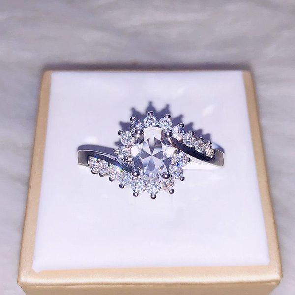 sterling silver ring for women diamond wedding fine jewelry luxury christmas oval bohemia 925 cluster rings, Golden;silver
sterling silver ring for women diamond wedding fine jewelry luxury christmas oval bohemia 925 cluster rings, Golden;silver