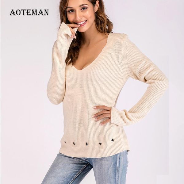women's sweaters autumn winter sweater women 2021 elegent v neck solid loose casual warm long sleeve pullover knitted female, White;black
women's sweaters autumn winter sweater women 2021 elegent v neck solid loose casual warm long sleeve pullover knitted female, White;black