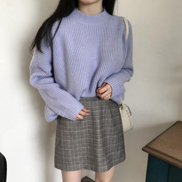 o-neck loose knitted full sleeve korean casual sweaters winter thicken women's pullovers fashion, White;black
o-neck loose knitted full sleeve korean casual sweaters winter thicken women's pullovers fashion, White;black