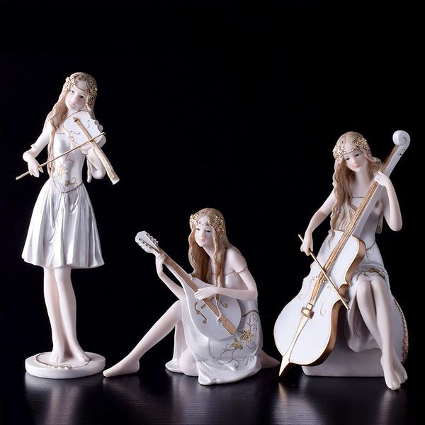 decorative objects & figurines portrait statue ornaments creative performer western beauty play the violin resin figurine desk decor home de
decorative objects & figurines portrait statue ornaments creative performer western beauty play the violin resin figurine desk decor home de