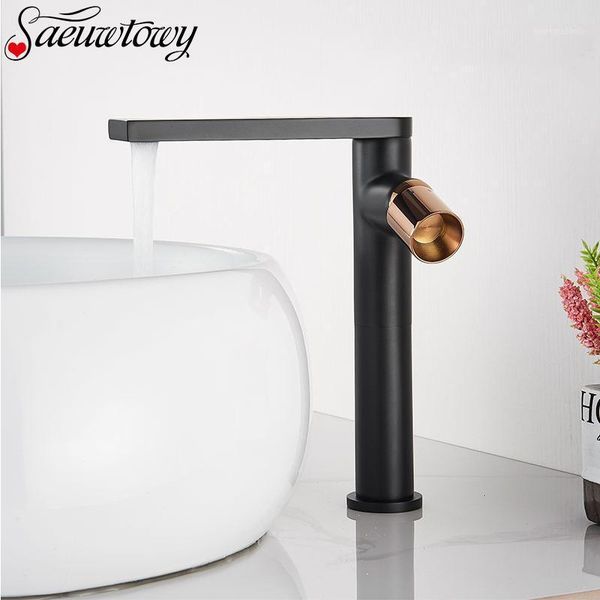 bathroom sink faucets tap black / rose gold washbasin faucet installed on the and cold water mixing basin taps1
bathroom sink faucets tap black / rose gold washbasin faucet installed on the and cold water mixing basin taps1