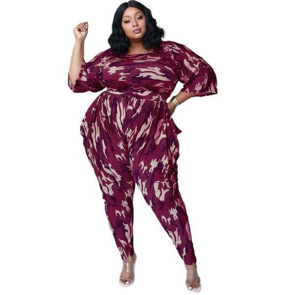 plus size tracksuits women 2 piece sets 3xl 4xl half sleeve high waist pant suits fashion camouflage print casual large set, Black
plus size tracksuits women 2 piece sets 3xl 4xl half sleeve high waist pant suits fashion camouflage print casual large set, Black