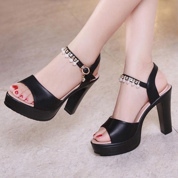 fashion fish mouth high-heel sandals crude with large size 42,43 women model cheongsam catwalk high heels 32,33, Black
fashion fish mouth high-heel sandals crude with large size 42,43 women model cheongsam catwalk high heels 32,33, Black