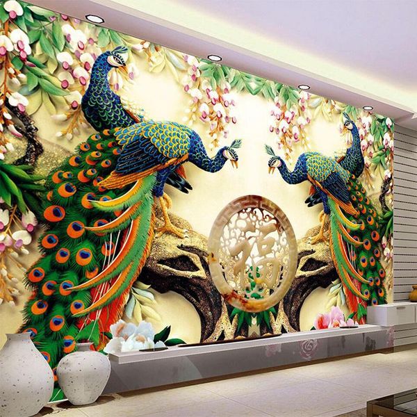 wallpapers drop chinese style classic peacock green branches 3d nature backdrop wall home decor non-woven mural paper
wallpapers drop chinese style classic peacock green branches 3d nature backdrop wall home decor non-woven mural paper