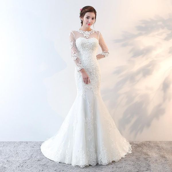 women's swimwear mori light yarn wedding dress 2021 style bride slim slimming fishtail skirt tailing trip shoot short-height women, White;black
women's swimwear mori light yarn wedding dress 2021 style bride slim slimming fishtail skirt tailing trip shoot short-height women, White;black
