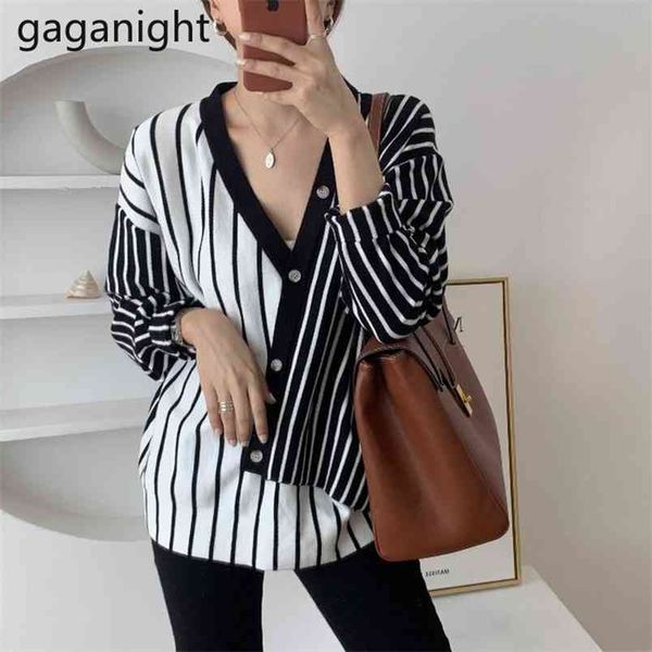 irregular women striped sweater casual loose knitted v neck pullovers office lady chic korean pull femme sweaters 210601, White
irregular women striped sweater casual loose knitted v neck pullovers office lady chic korean pull femme sweaters 210601, White
