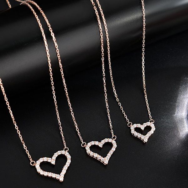 chains moflo delicate crystal love heart necklaces rose gold rhinestone pendant necklace for girls, Silver
chains moflo delicate crystal love heart necklaces rose gold rhinestone pendant necklace for girls, Silver