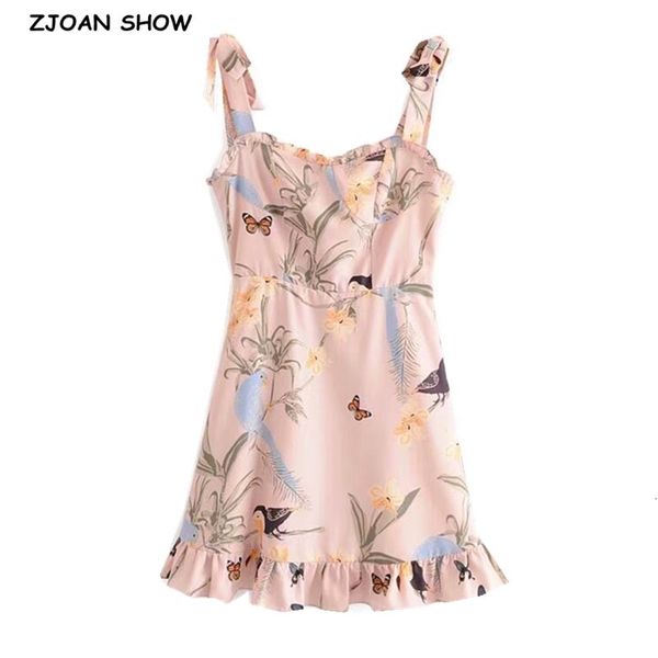 casual dresses 2021 summer pink floral print women ruffles hem tie bow strap sleeveless mini beach holiday vintage 4avr, Black;gray
casual dresses 2021 summer pink floral print women ruffles hem tie bow strap sleeveless mini beach holiday vintage 4avr, Black;gray