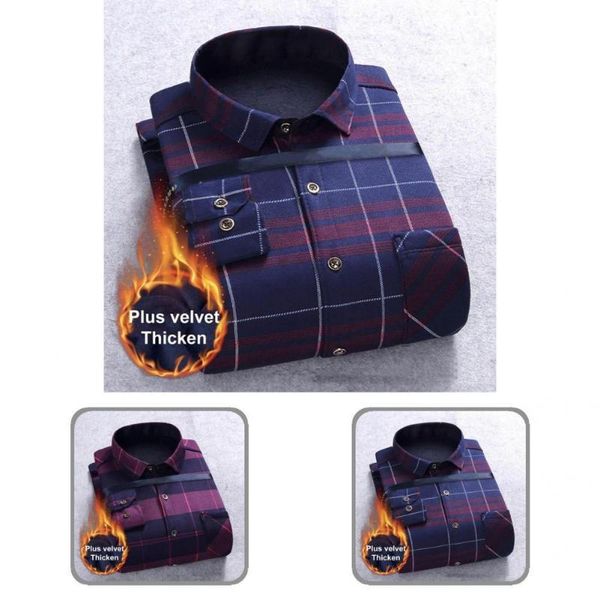 men's casual shirts lapel great pockets autumn shirt turn-down collar winter plush for work, White;black
men's casual shirts lapel great pockets autumn shirt turn-down collar winter plush for work, White;black