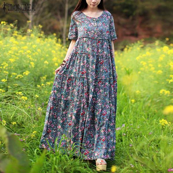 elegant printed dress zanzea 2021 womens floral sundress long sleeve maxi vestidos female o neck casual baggy robe oversized, Black;gray
elegant printed dress zanzea 2021 womens floral sundress long sleeve maxi vestidos female o neck casual baggy robe oversized, Black;gray
