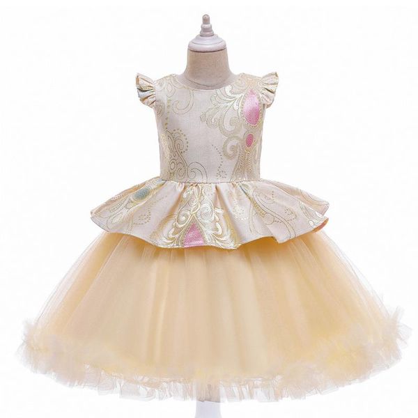 girl's dresses 2021 big children's long party dress colorful mesh cake fluffy beige princess festival performance, Red;yellow
girl's dresses 2021 big children's long party dress colorful mesh cake fluffy beige princess festival performance, Red;yellow