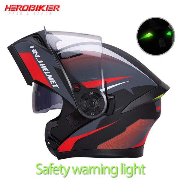 motorcycle helmets herobiker helmet moto for men off-road filp up dual lens removable washble lining with night light led casco
motorcycle helmets herobiker helmet moto for men off-road filp up dual lens removable washble lining with night light led casco