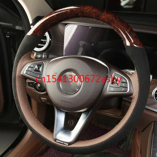 steering wheel covers for e-class glc260l c200l gle/gls e300l diy customized imitation mahogany suede special cover car interior
steering wheel covers for e-class glc260l c200l gle/gls e300l diy customized imitation mahogany suede special cover car interior