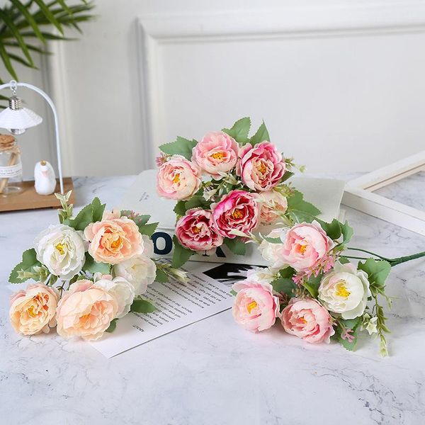 decorative flowers & wreaths 6 head peony artificial bouquet fake for home wedding decoration indoor
decorative flowers & wreaths 6 head peony artificial bouquet fake for home wedding decoration indoor
