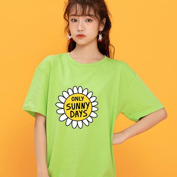 women's t-shirt only sunny day sunflower kawaii printed women summer casual fashion ummer clothes for streetwear camisetas, White
women's t-shirt only sunny day sunflower kawaii printed women summer casual fashion ummer clothes for streetwear camisetas, White