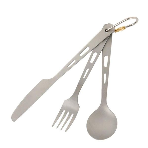 camp kitchen outdoor camping tableware pure titanium cutlery spoon three-piece portable with carabiner bag picnic s
camp kitchen outdoor camping tableware pure titanium cutlery spoon three-piece portable with carabiner bag picnic s
