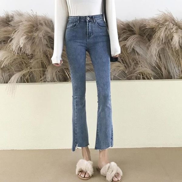 autumn jeans 2021 fashion casual irregular high waist plus size women loose denim flare pants women's, Blue
autumn jeans 2021 fashion casual irregular high waist plus size women loose denim flare pants women's, Blue