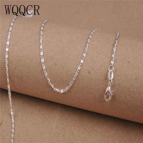 16-18-20-22-24-26-28-30inch 925 sterling silver plating flat s chain necklaces wholesale 2.0mm pendant accessories chains
16-18-20-22-24-26-28-30inch 925 sterling silver plating flat s chain necklaces wholesale 2.0mm pendant accessories chains