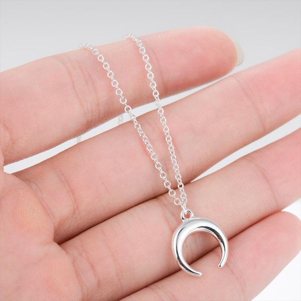 pendant necklaces fashion crescent moon for women personality ladies party gifts wedding engagement jewelry necklace, Silver
pendant necklaces fashion crescent moon for women personality ladies party gifts wedding engagement jewelry necklace, Silver