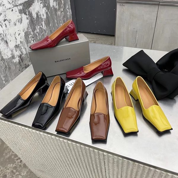 dress shoes square toe women pumps patent leather thick high heels brown.yellow/red/black shallow slip on mules fashion casual siz
dress shoes square toe women pumps patent leather thick high heels brown.yellow/red/black shallow slip on mules fashion casual siz