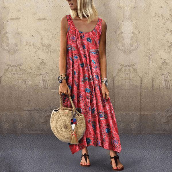 a line casual women summer clothing floral sleeveless womens dresses o neck loose ladies runway, Black;gray
a line casual women summer clothing floral sleeveless womens dresses o neck loose ladies runway, Black;gray