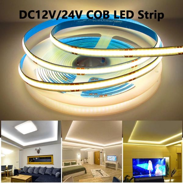 strips cob led strip 320leds/meter dc 12v 24v flexible ribbon light high density dimmable 12 24 v volt for living room
strips cob led strip 320leds/meter dc 12v 24v flexible ribbon light high density dimmable 12 24 v volt for living room