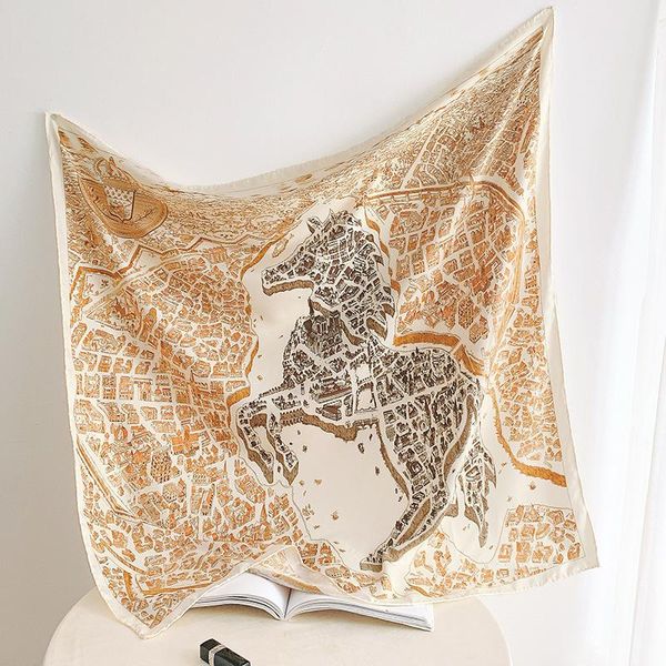 scarves 90*90cm ladies elegant brand simulation silk scarf women luxury square temperament shawl wholesale, Blue;gray
scarves 90*90cm ladies elegant brand simulation silk scarf women luxury square temperament shawl wholesale, Blue;gray