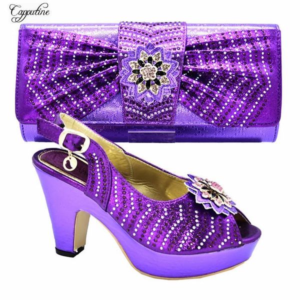 dress shoes purple heel wedding/party pump and purse bag set for evening party 9310-4 height .5cm, Black
dress shoes purple heel wedding/party pump and purse bag set for evening party 9310-4 height .5cm, Black