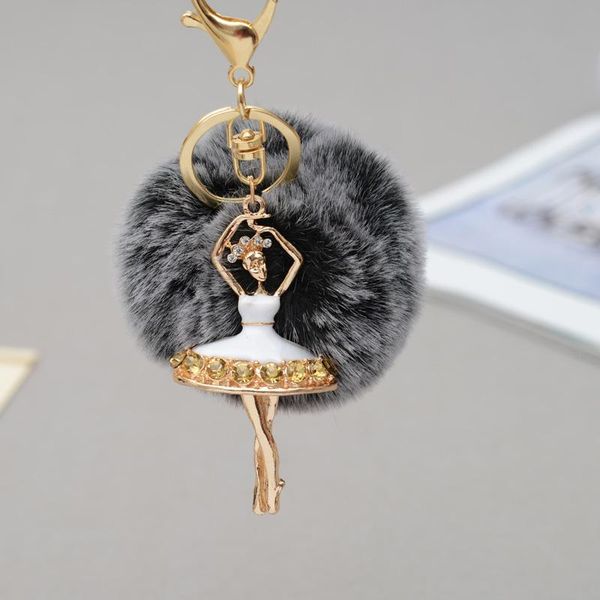 keychains ballerina girl fluffy fur ball keychain car key chain ring decoration for purse bag eh770, Silver
keychains ballerina girl fluffy fur ball keychain car key chain ring decoration for purse bag eh770, Silver