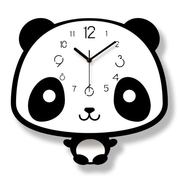 cartoon swing panda wall clock pendulum clocks quality quartz large dial living room bedroom-panda watch home decor
cartoon swing panda wall clock pendulum clocks quality quartz large dial living room bedroom-panda watch home decor