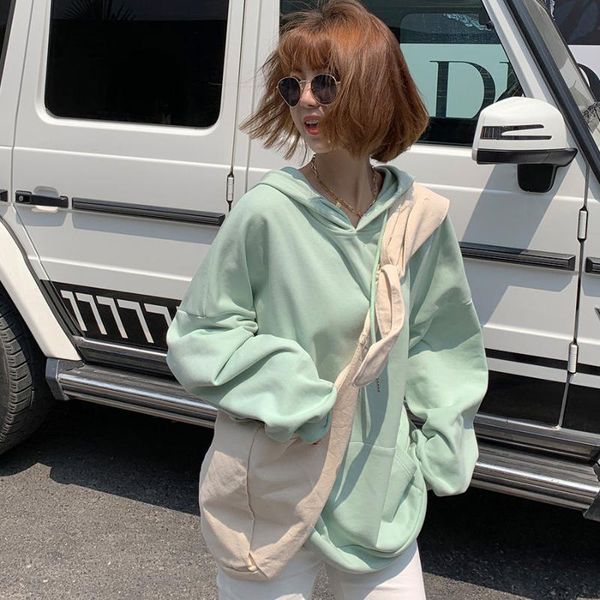women's hoodies & sweatshirts korean oversized hoodie zipper women sweatshirt solid color 2021 autumn casual harajuku female long sleev, Black
women's hoodies & sweatshirts korean oversized hoodie zipper women sweatshirt solid color 2021 autumn casual harajuku female long sleev, Black