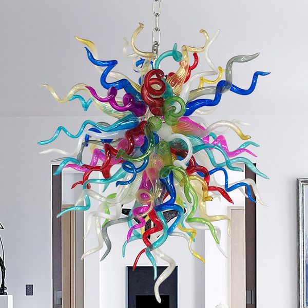 led ceiling lamp european hand blown glass chandelier pendant lamps for living room home decor
led ceiling lamp european hand blown glass chandelier pendant lamps for living room home decor